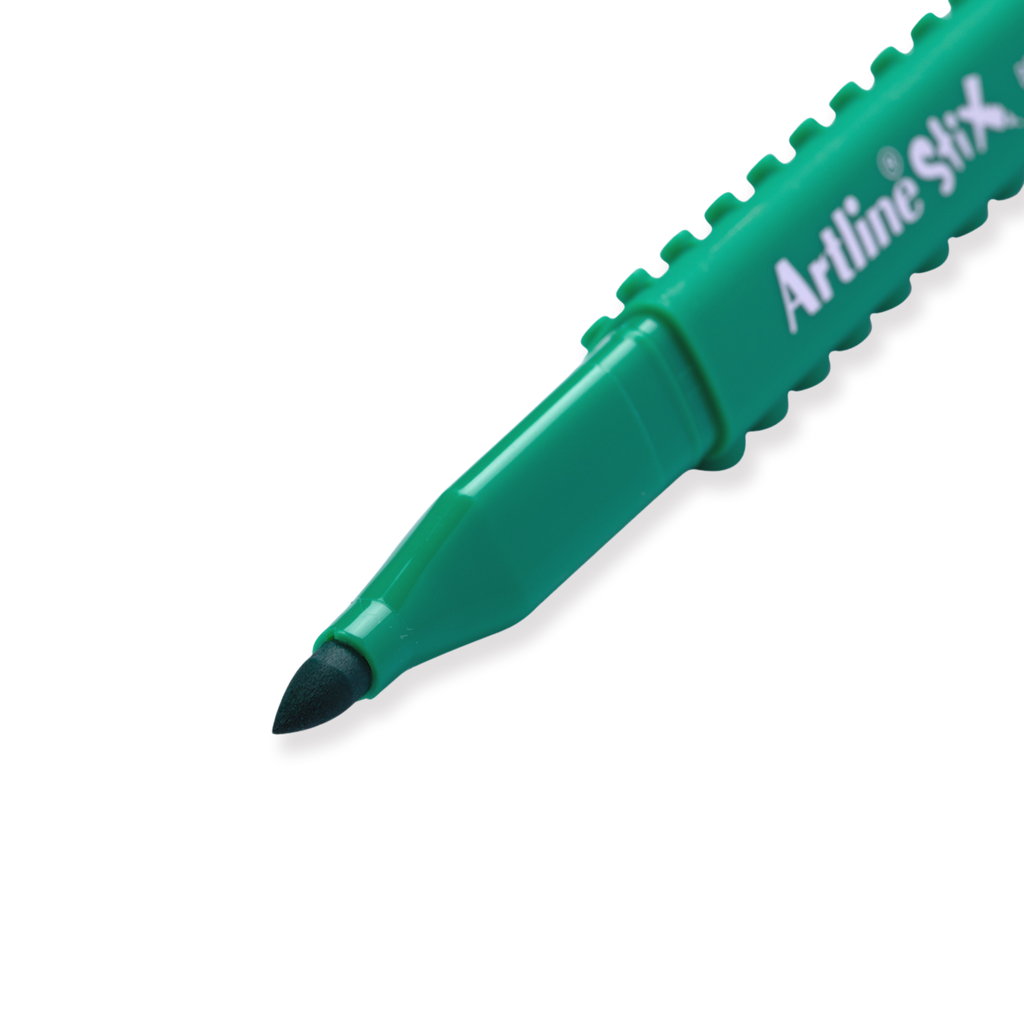 Shachihata Artline Stix Brush Marker - Green - Stationery Pal