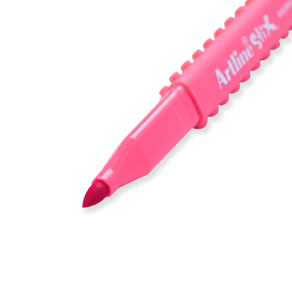 Shachihata Artline Stix Brush Marker - Pink - Stationery Pal