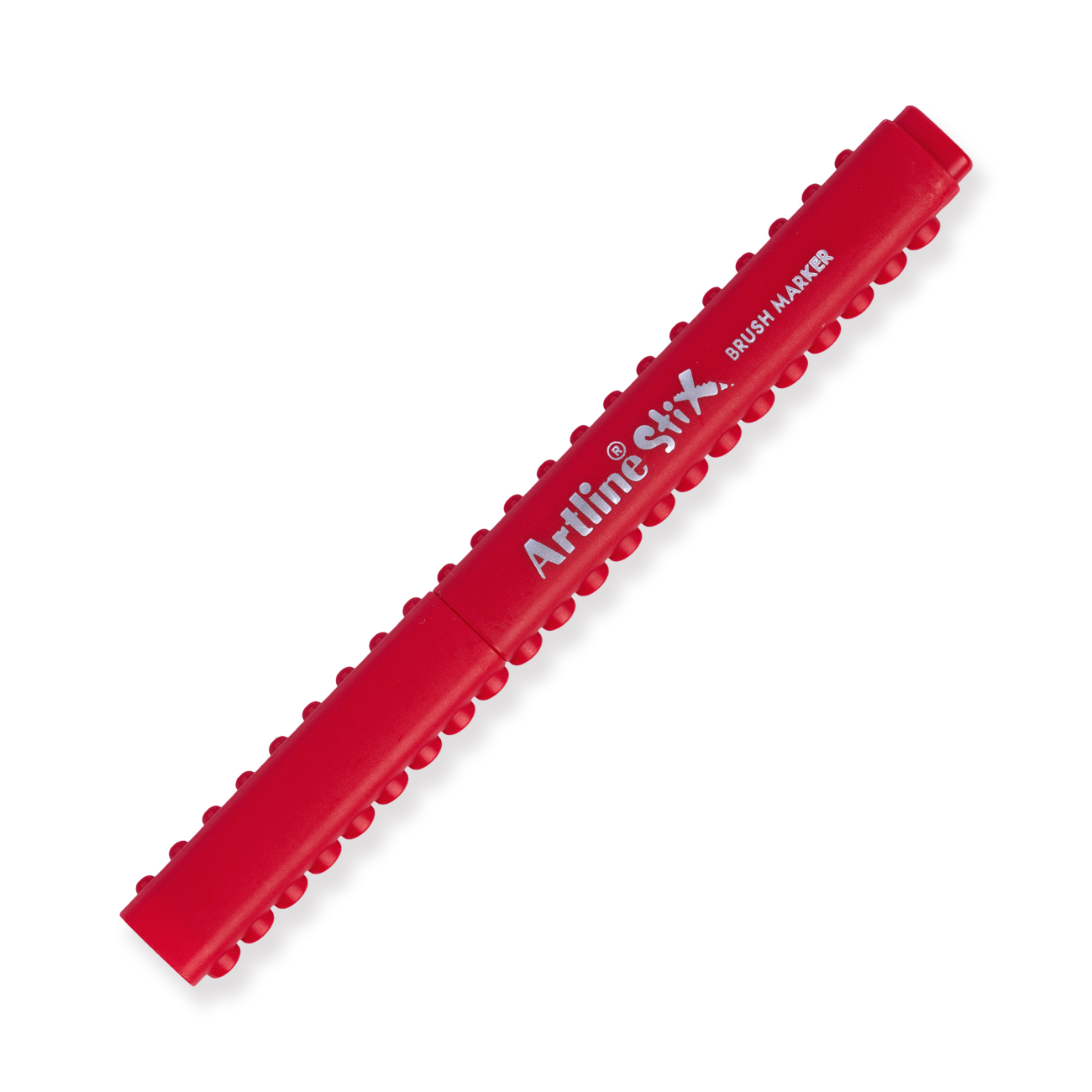 Shachihata Artline Stix Brush Marker - Red - Stationery Pal