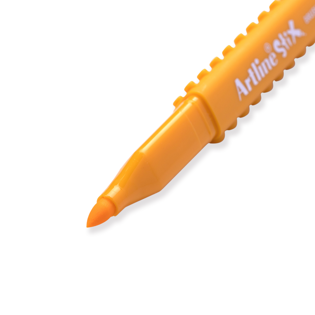 Shachihata Artline Stix Brush Marker - Yellow - Stationery Pal