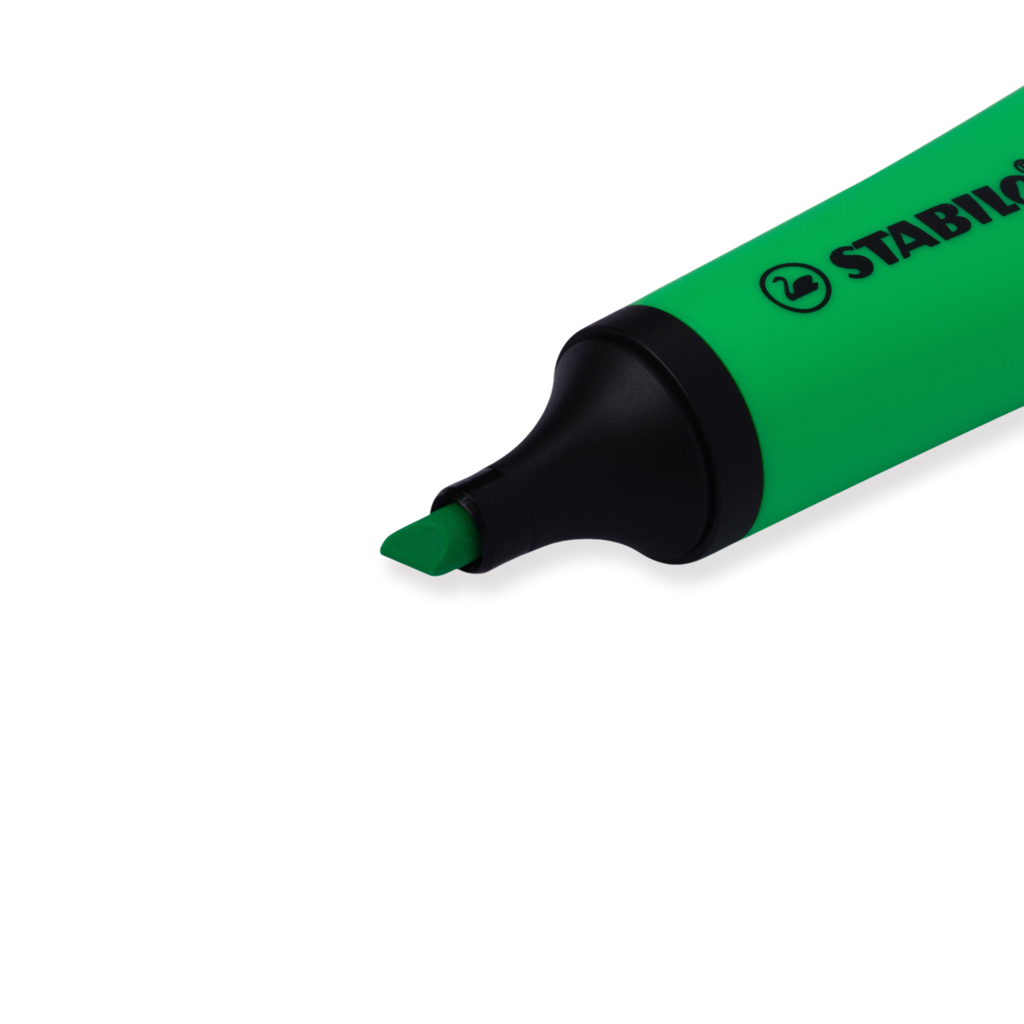Stabilo Neon Highlighter - Green - Stationery Pal