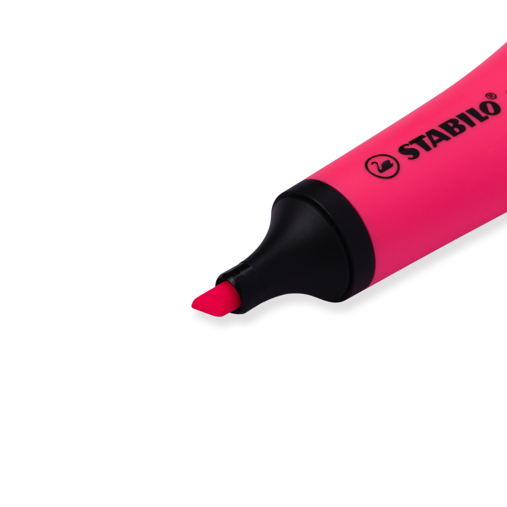 Stabilo Neon Highlighter - Pink - Stationery Pal