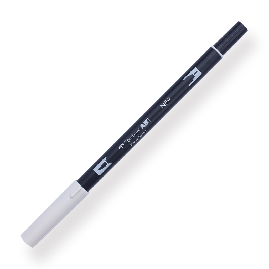 Tombow ABT Dual Brush Pen 10-Pack Set - Grayscale - Stationery Pal