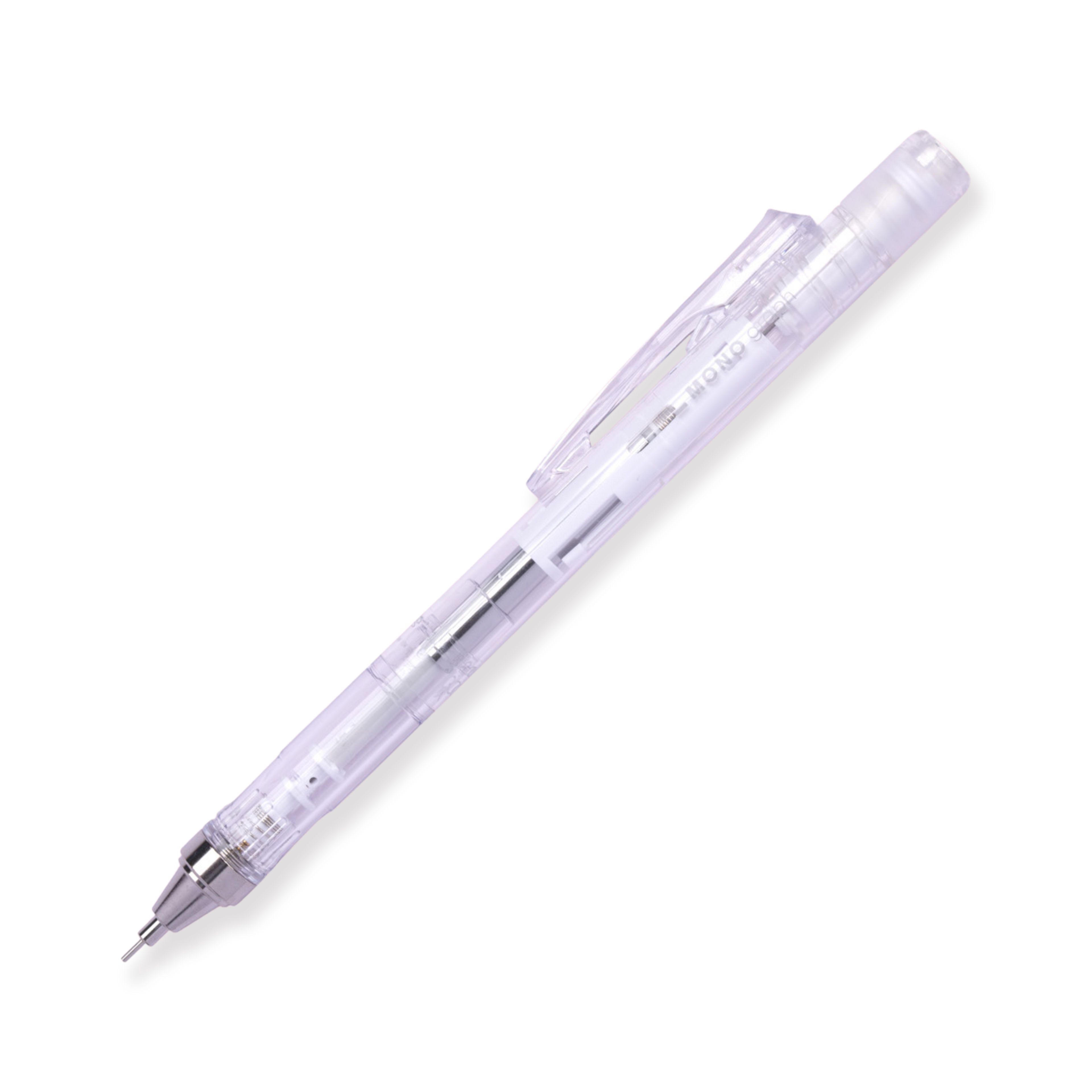 Tombow MONO Graph Clear Color Mechanical Pencil - Clear - 0.5 mm - Stationery Pal