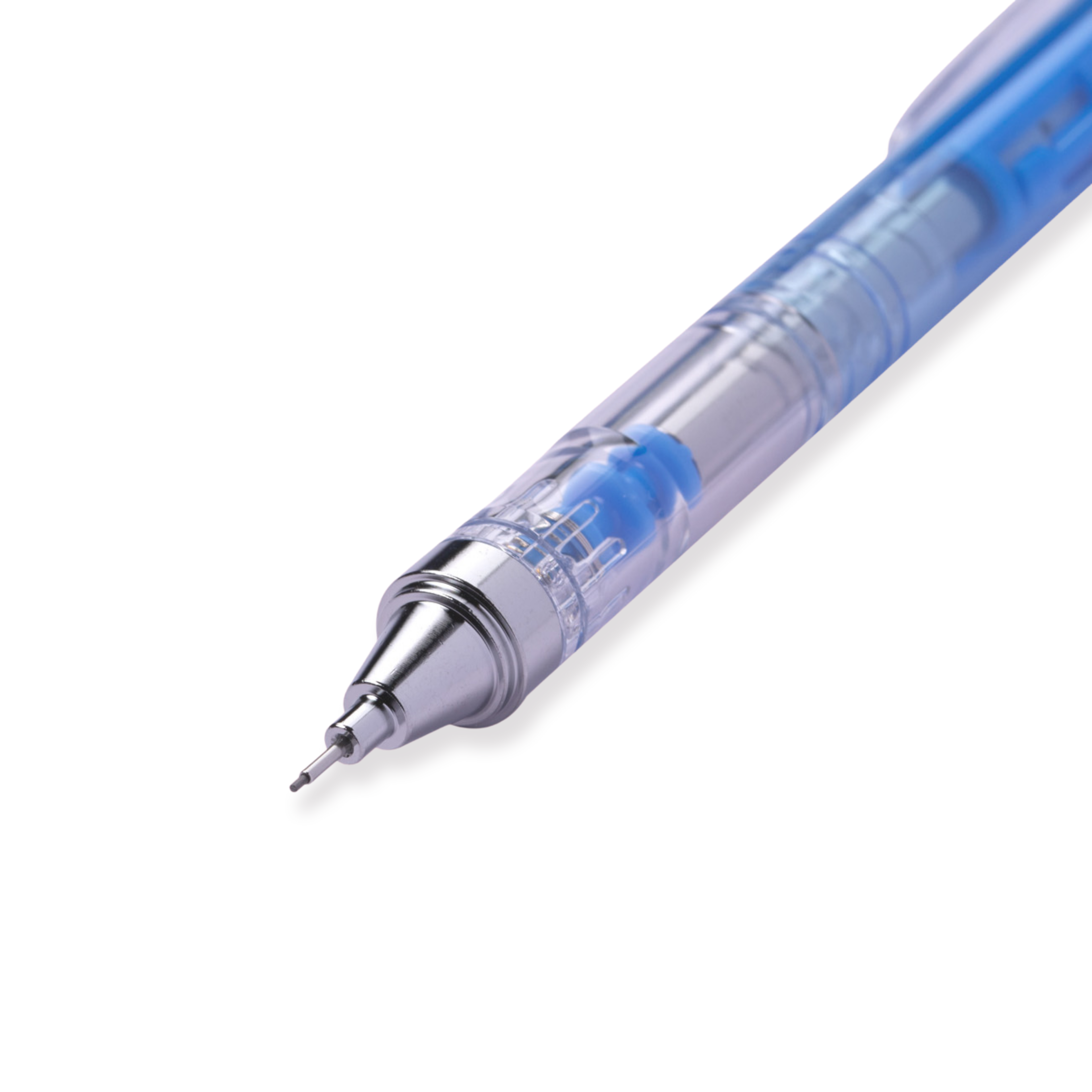 Tombow MONO Graph Clear Color Mechanical Pencil - Clear Blue - 0.5 mm - Stationery Pal