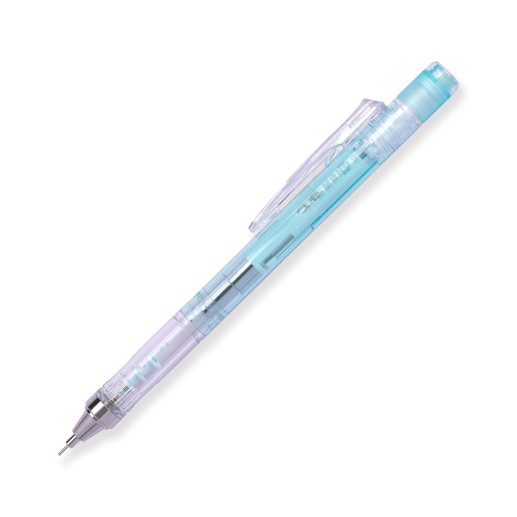 Tombow MONO Graph Clear Color Mechanical Pencil - Clear Mint - 0.5 mm - Stationery Pal