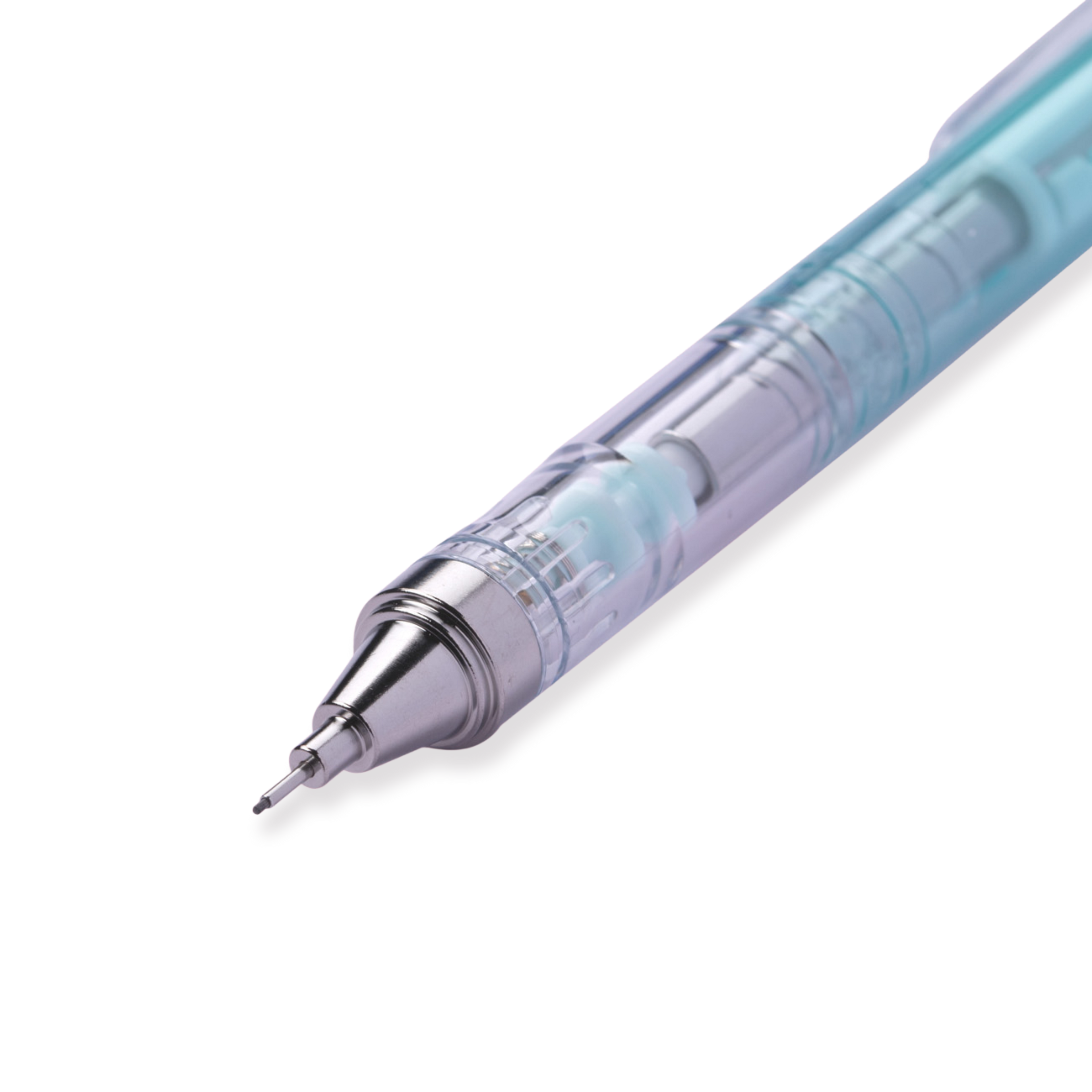 Tombow MONO Graph Clear Color Mechanical Pencil - Clear Mint - 0.5 mm - Stationery Pal
