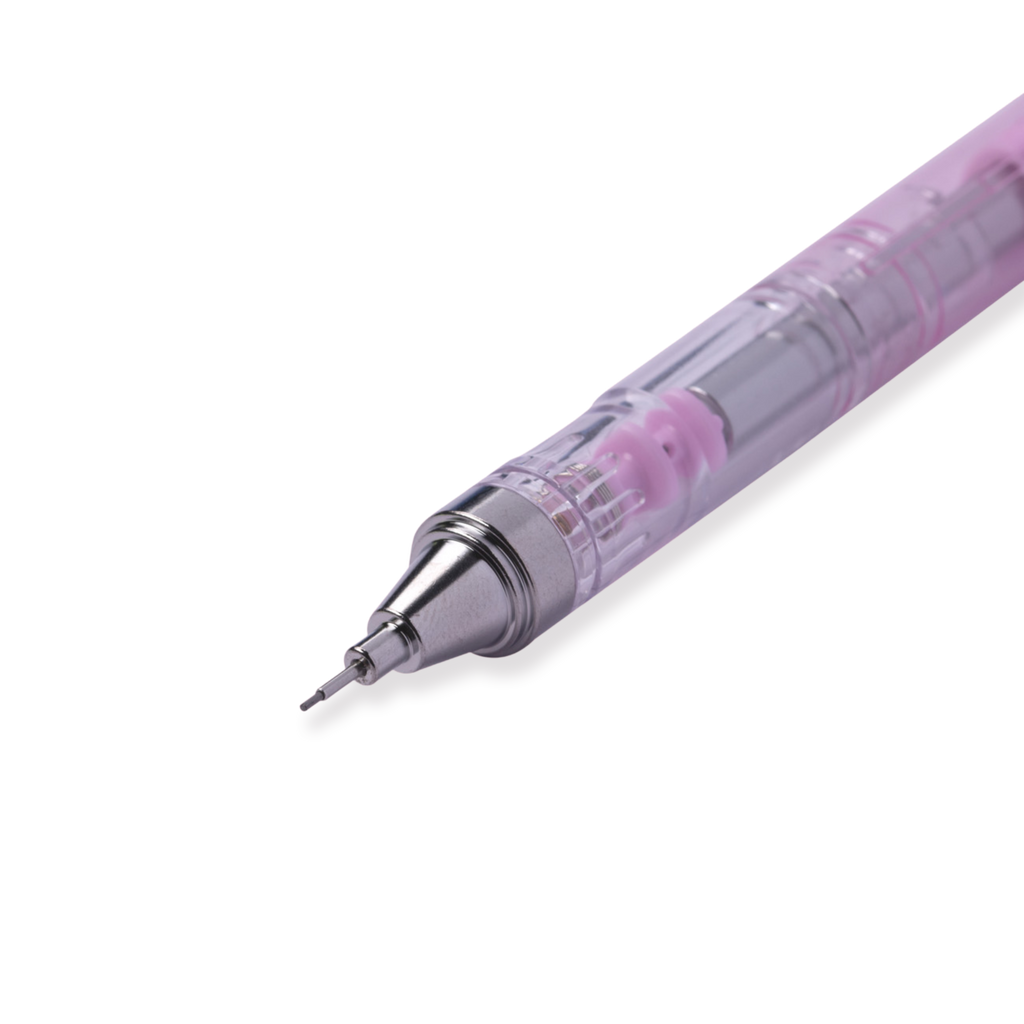 Tombow MONO Graph Clear Color Mechanical Pencil - Clear Pink - 0.5 mm - Stationery Pal