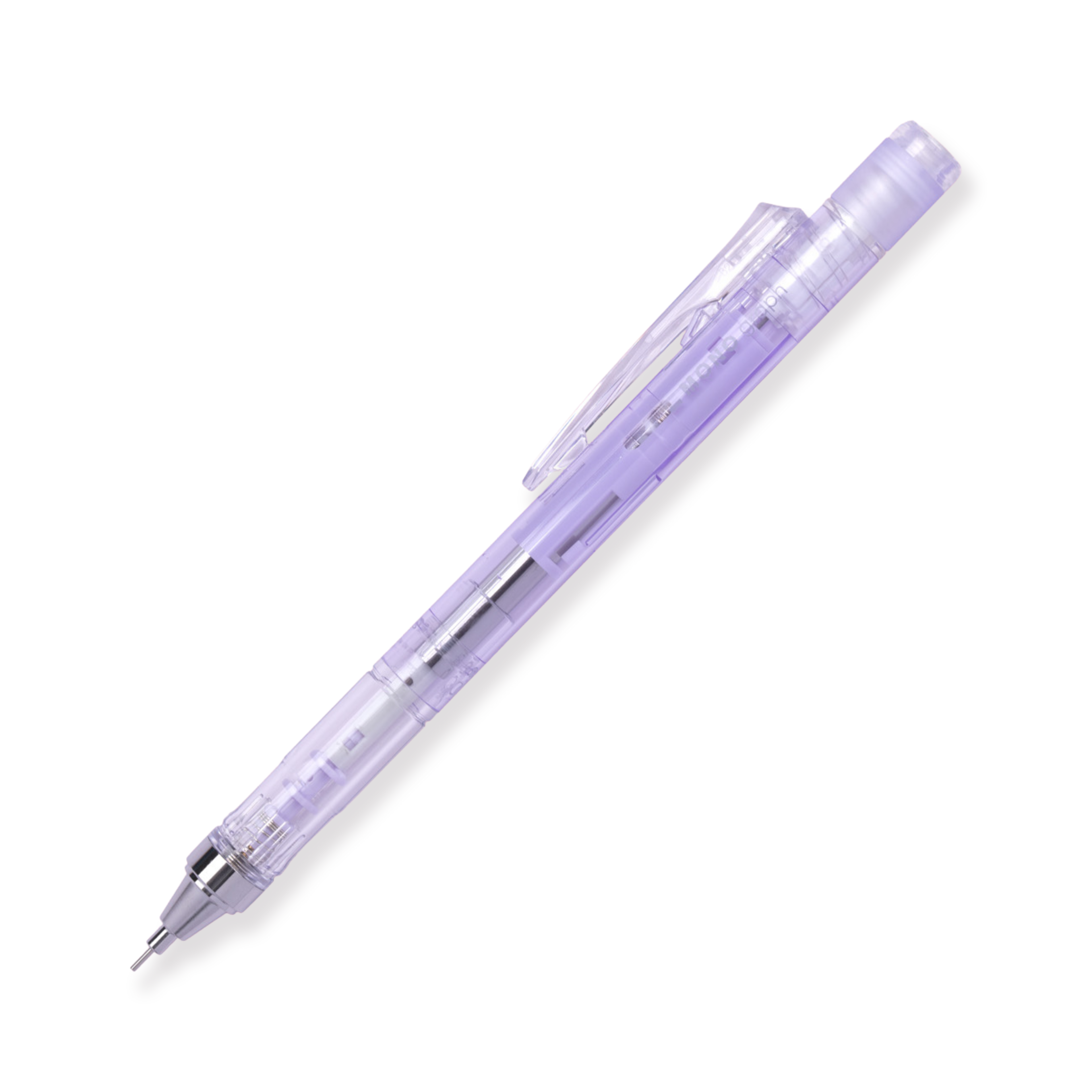 Tombow MONO Graph Clear Color Mechanical Pencil - Clear Purple - 0.5 mm - Stationery Pal