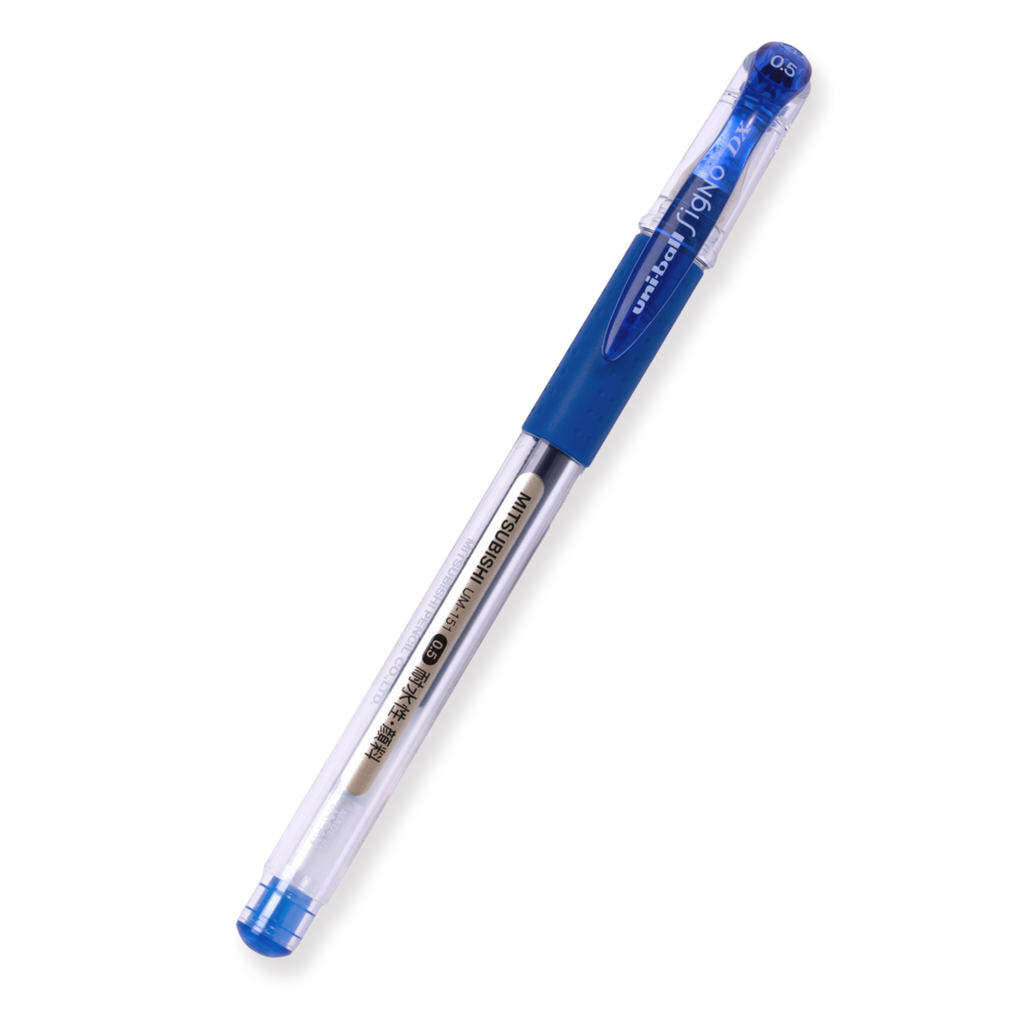 Uni-ball Signo UM-151 Gel Pen - 0.5 mm - Blue - Stationery Pal