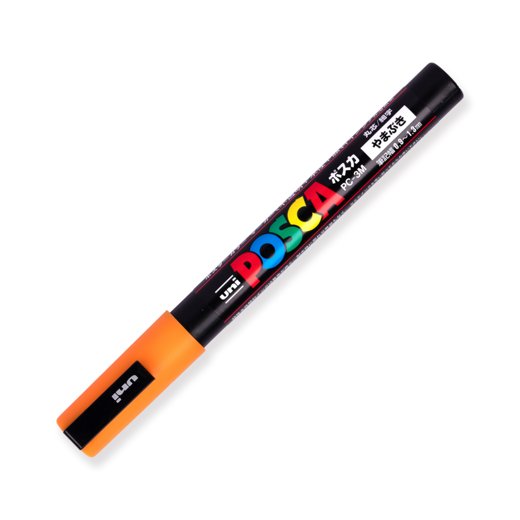Uni Posca Paint Marker PC-3M - Fine Point - Golden Yellow - Stationery Pal