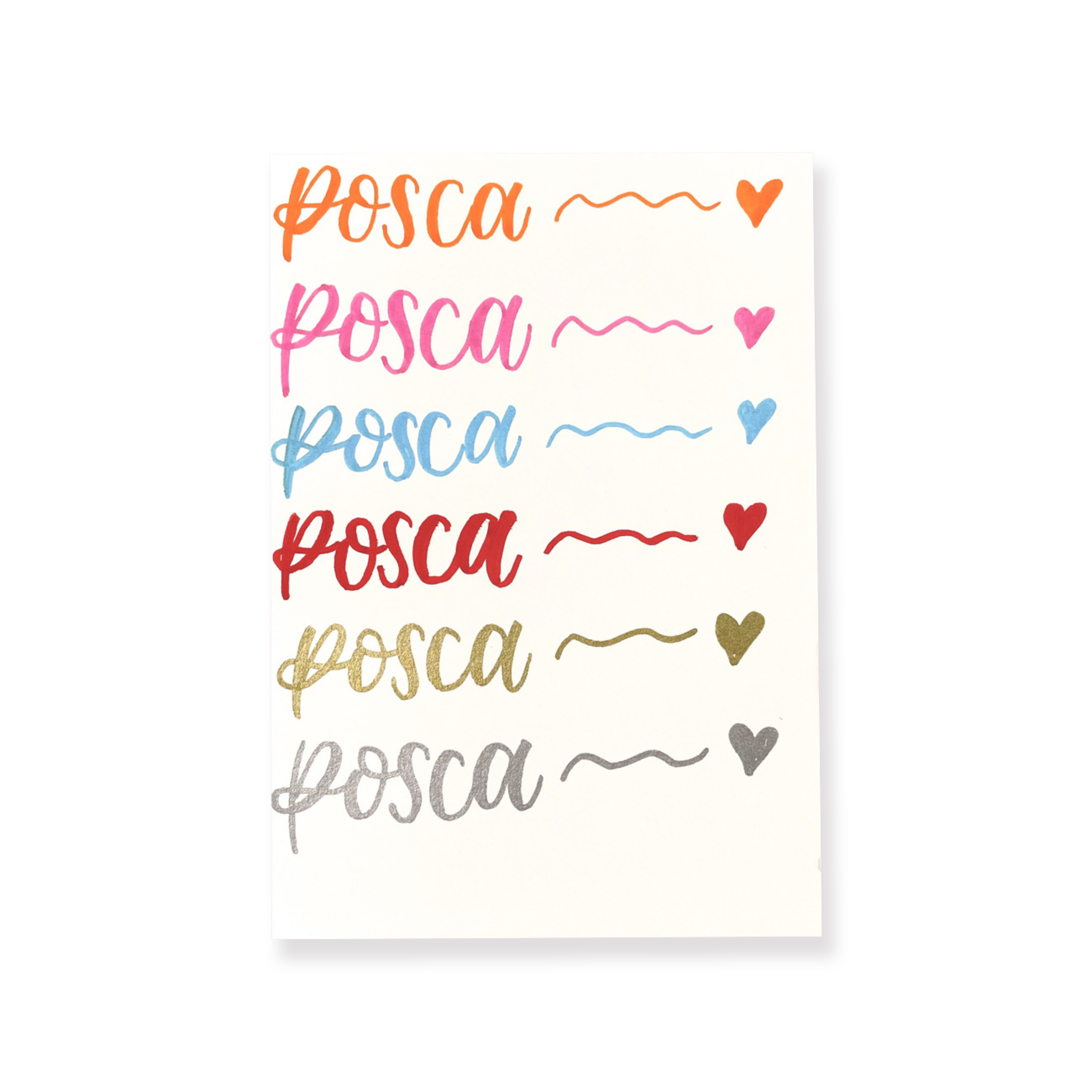 Uni Posca Paint Marker PC-3M - Fine Point - Silver - Stationery Pal