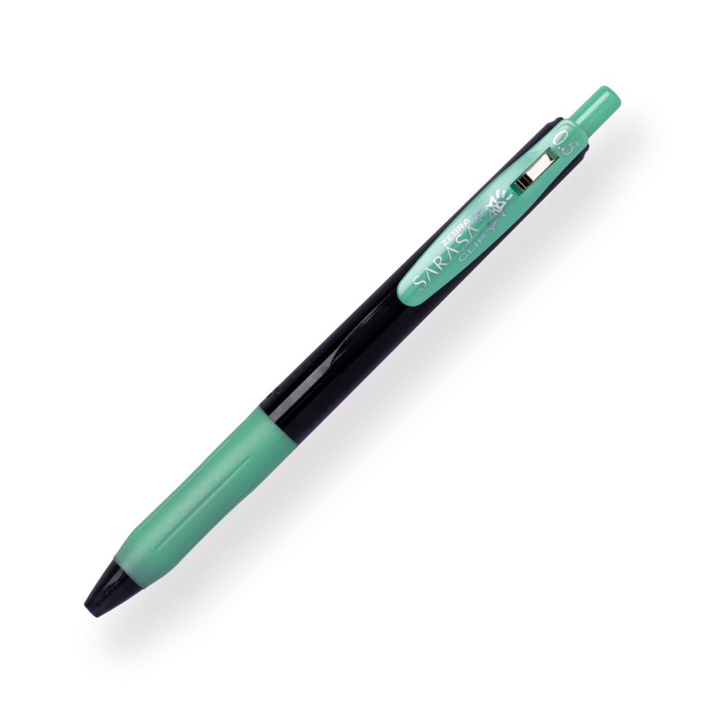 Zebra Sarasa Deco Shine Metallic Pen - 0.5mm -  Shiny Green - Stationery Pal
