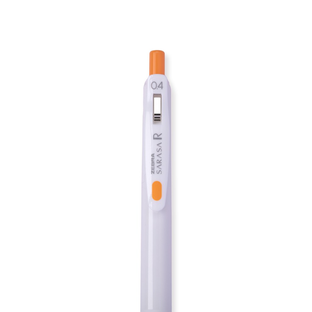 Zebra Sarasa R Gel Ink Pen - 0.4 mm - Orange - Stationery Pal