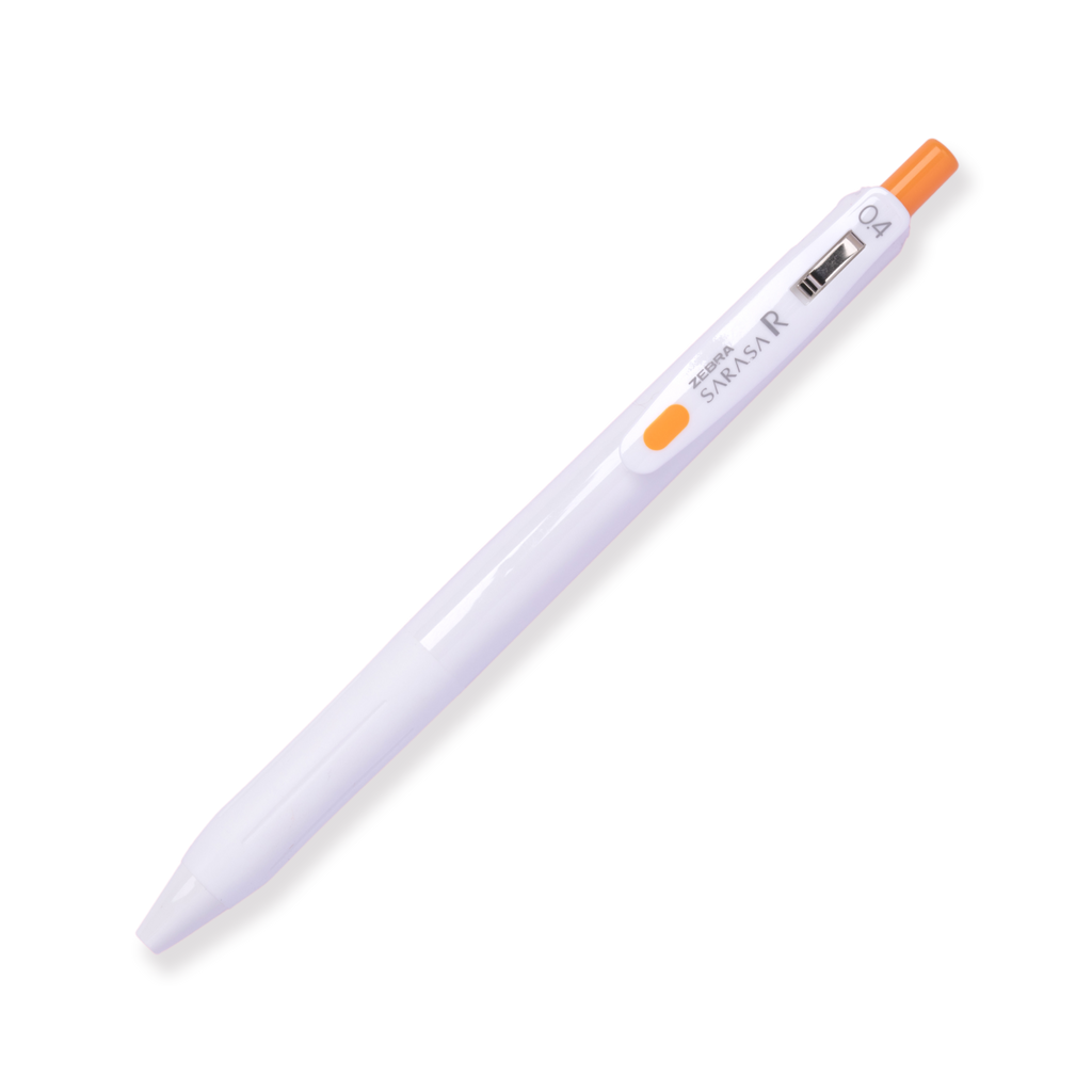 Zebra Sarasa R Gel Ink Pen - 0.4 mm - Orange - Stationery Pal