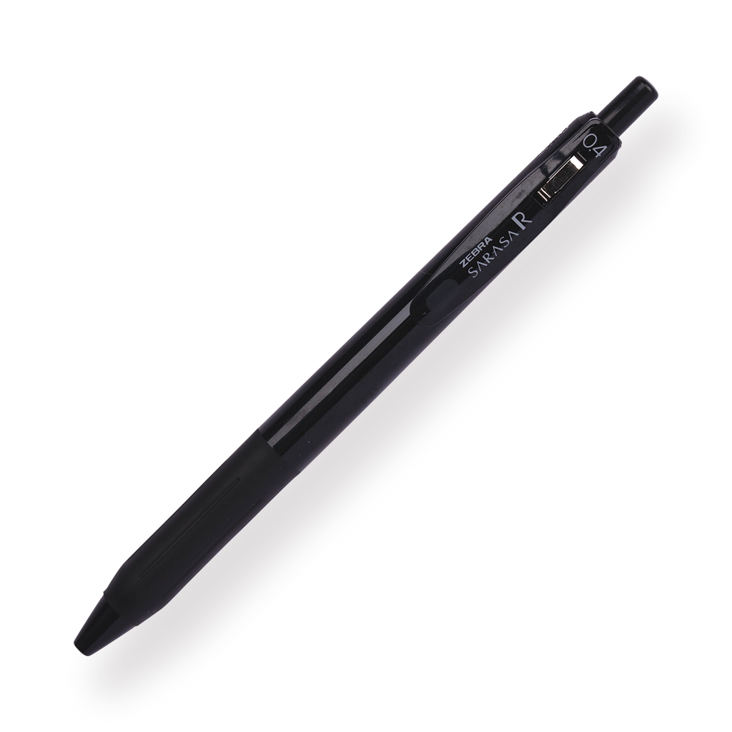 Zebra Sarasa R Limited Edition Gel Ink Pen - 0.4 mm - Black - Black Body - Stationery Pal