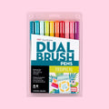 Tombow ABT Dual Brush Pen 10-Pack Set - Tropical - Stationery Pal